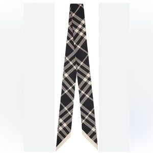 Burberry Twilly Classic Black and White Checkered